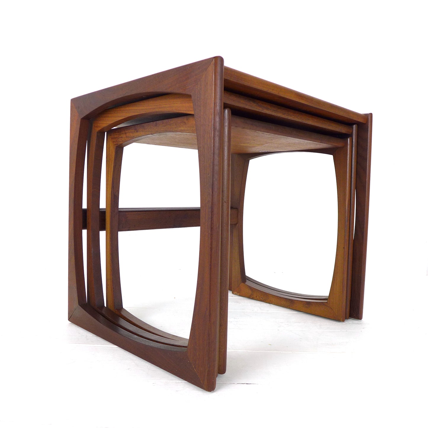 Vintage G PLAN Quadrille Nest of Tables - Mid Century Teak