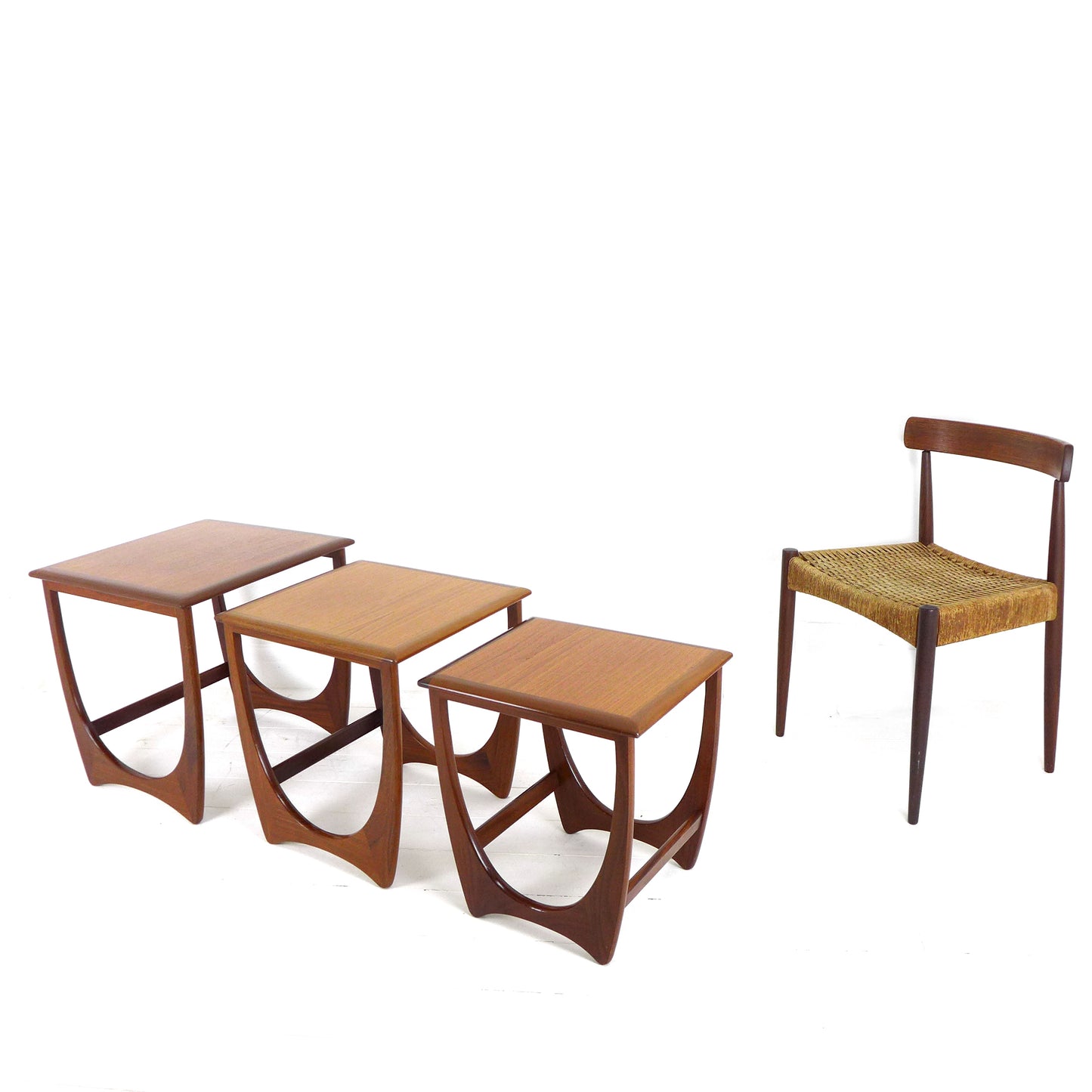 Vintage G PLAN Astro Nest of Tables - Mid Century Teak - Atomic Era