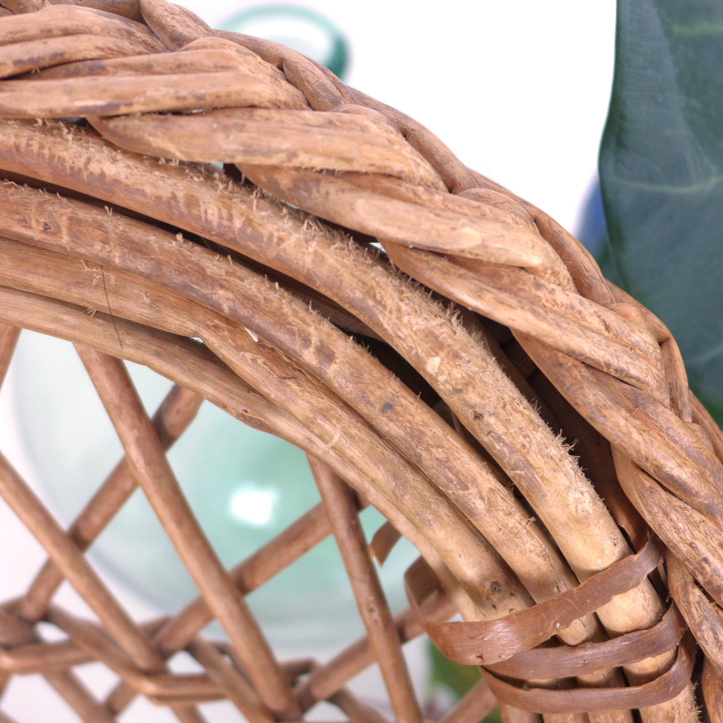 Vintage 1970s Rattan Peacock Chair - Mid Century Bohemian