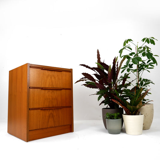 Danish Bedside Table by Steen's, Denmark - Drawers