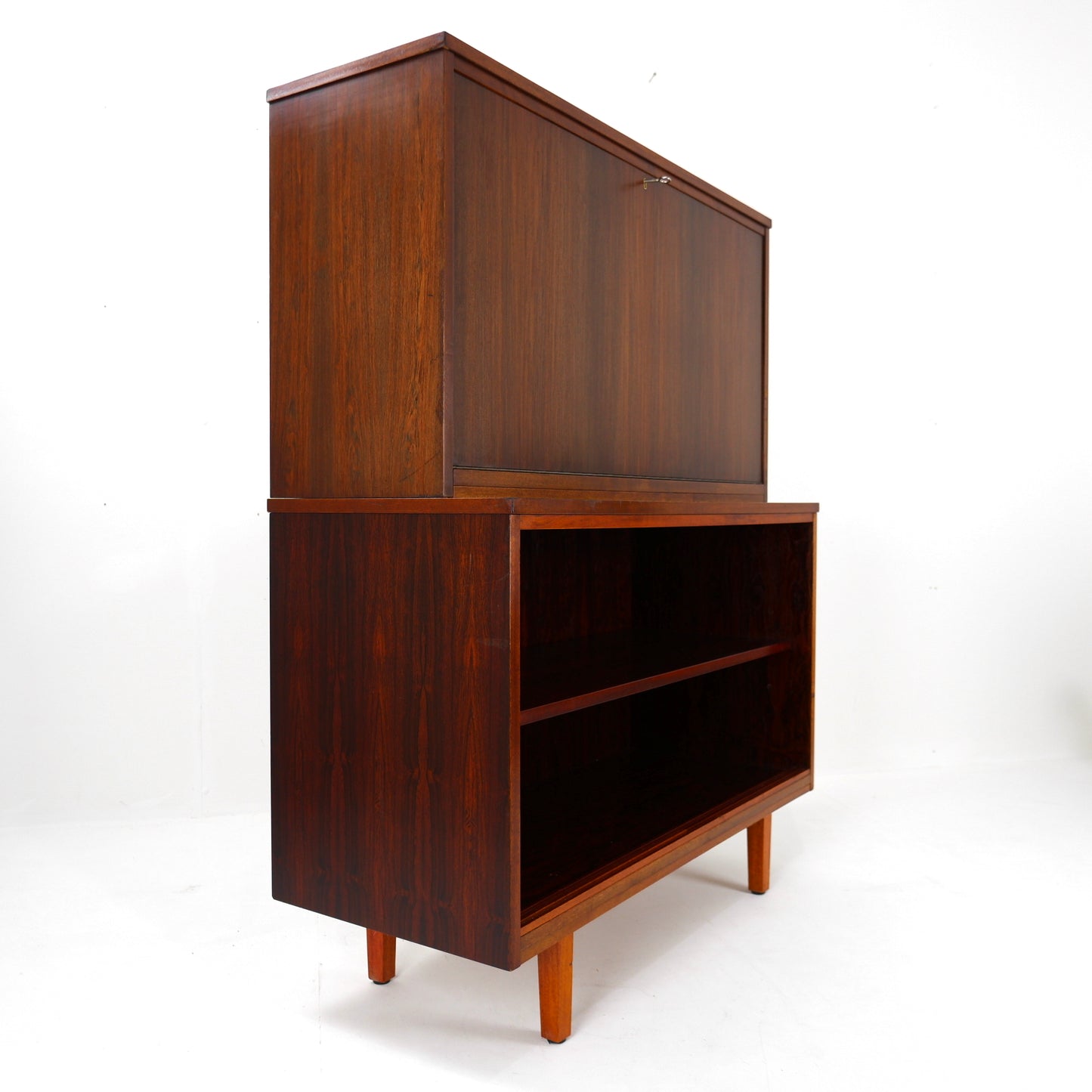 Danish POUL HUNDEVAAD Drinks Cabinet / Sideboard in Rosewood - Mid Century Modern