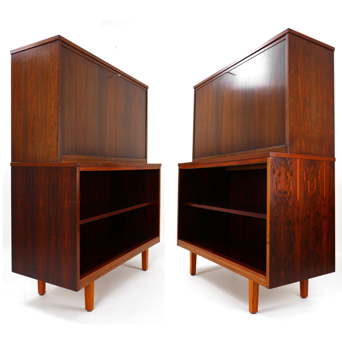 Danish POUL HUNDEVAAD Drinks Cabinet / Sideboard in Rosewood - Mid Century Modern