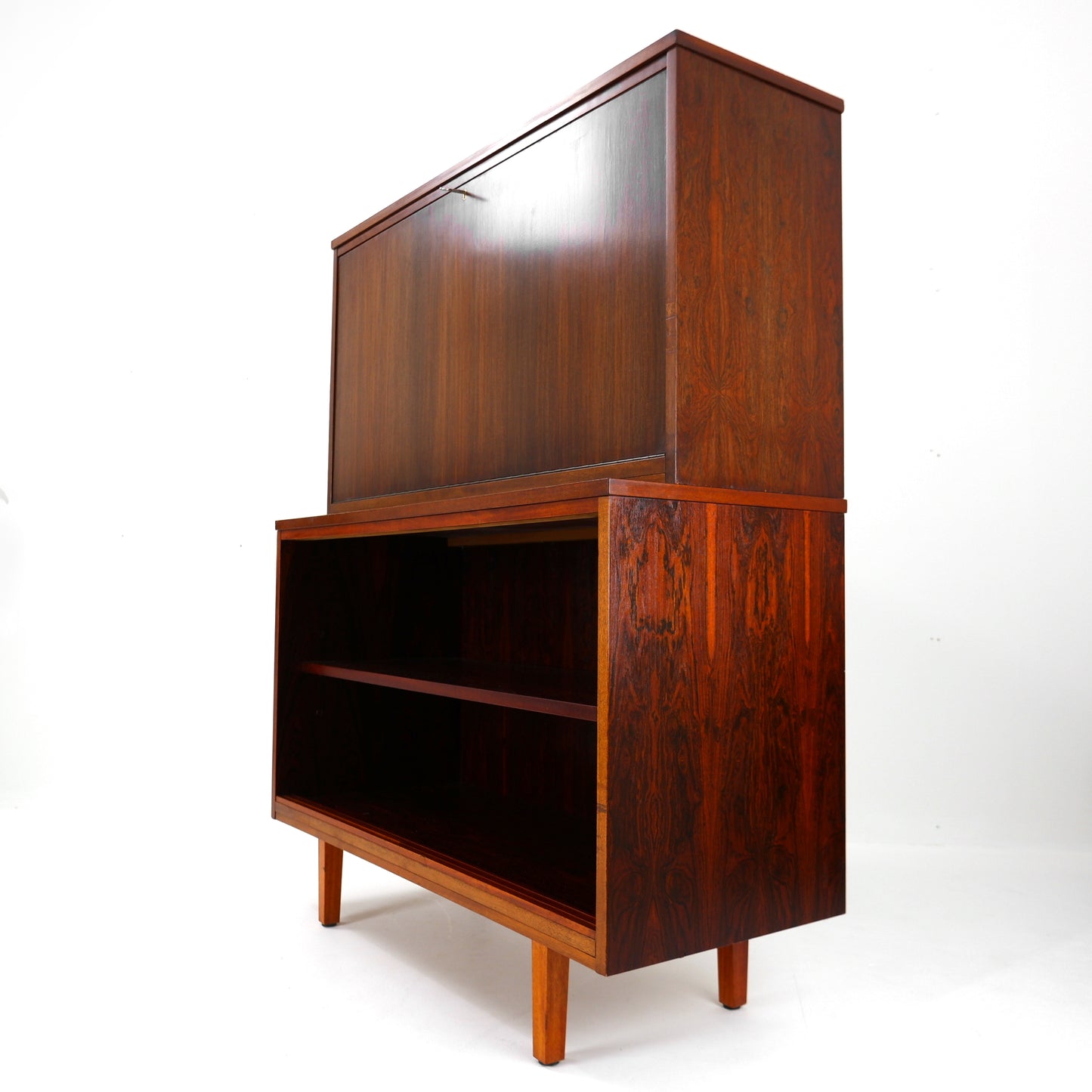 Danish POUL HUNDEVAAD Drinks Cabinet / Sideboard in Rosewood - Mid Century Modern