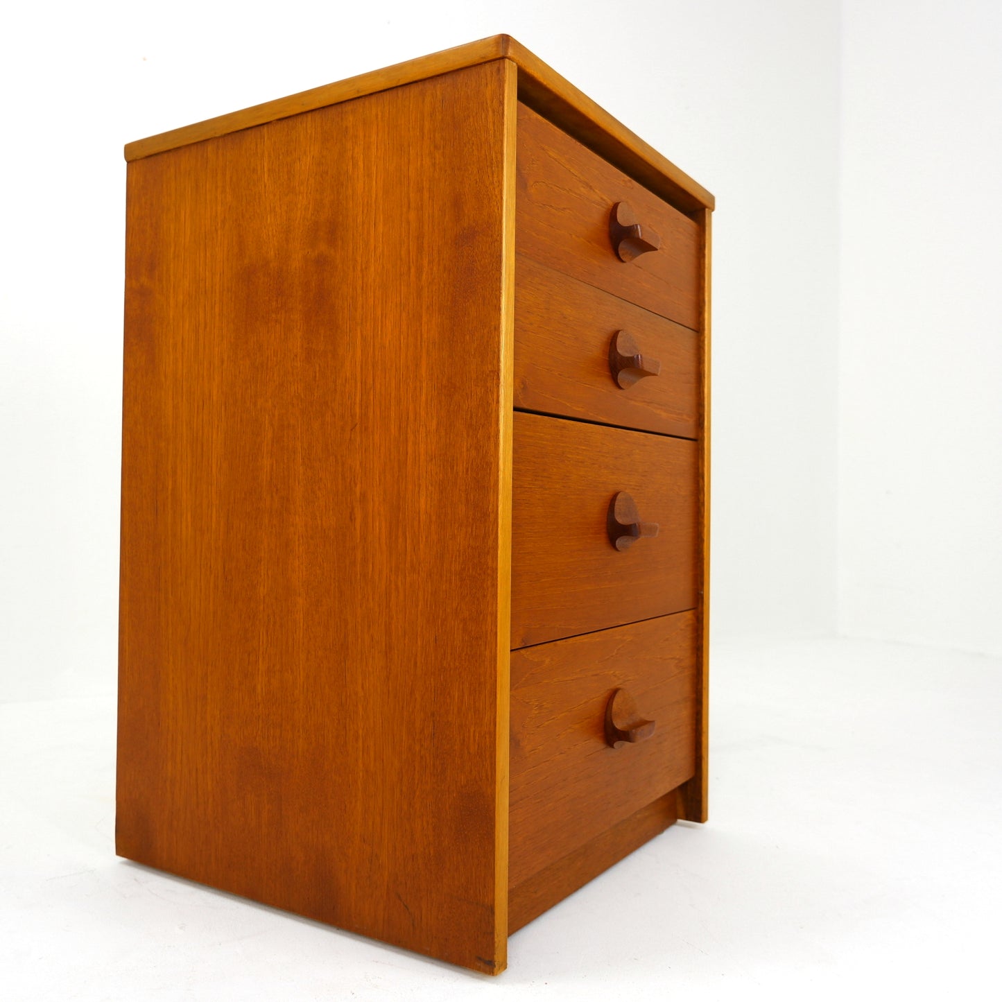 Mid Century STAG Bedside Table in Teak by John & Silvia Reid