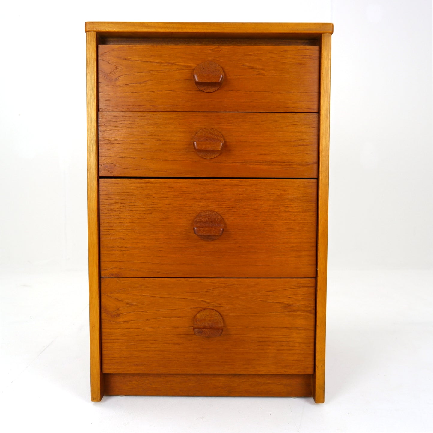 Mid Century STAG Bedside Table in Teak by John & Silvia Reid