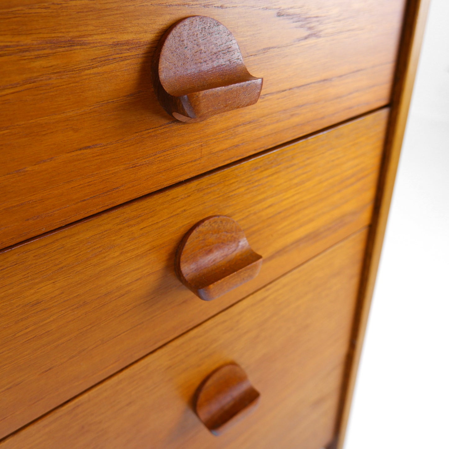 Mid Century STAG Bedside Table in Teak by John & Silvia Reid