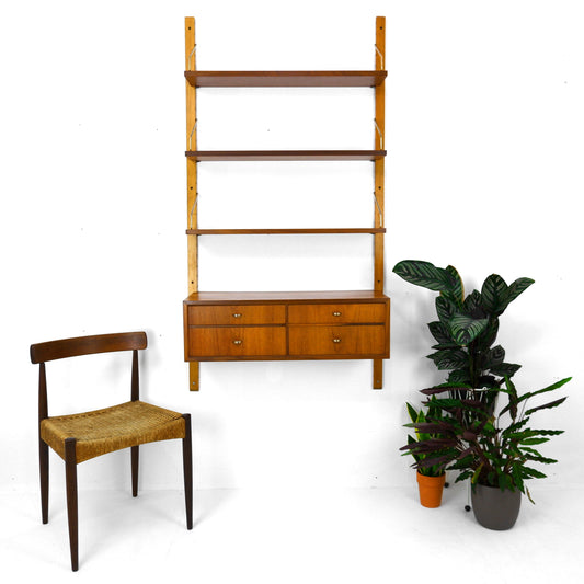 Danish Royal System Teak Shelving Wall Unit by Poul Cadovius - Bookcase - Mid Century