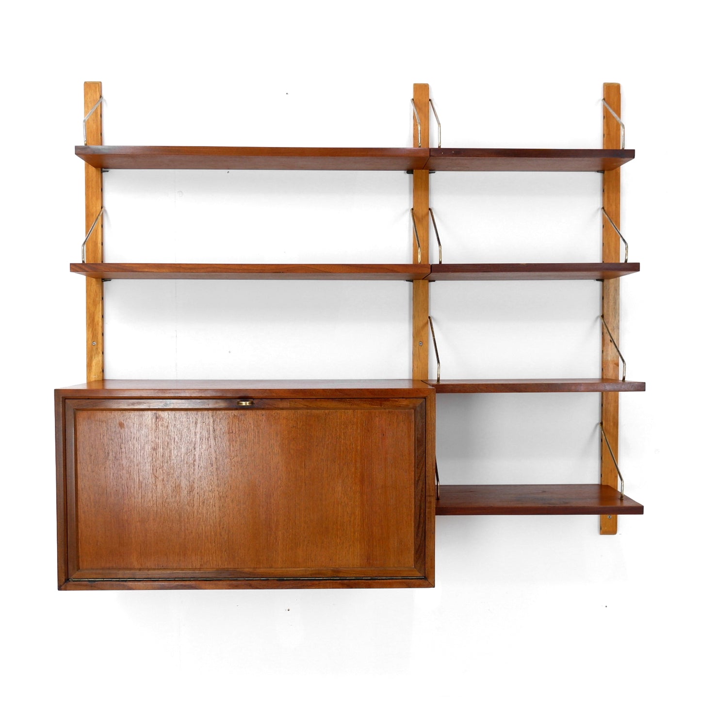 Danish Royal System Drinks Cabinet & Shelving Wall Unit by Poul Cadovius