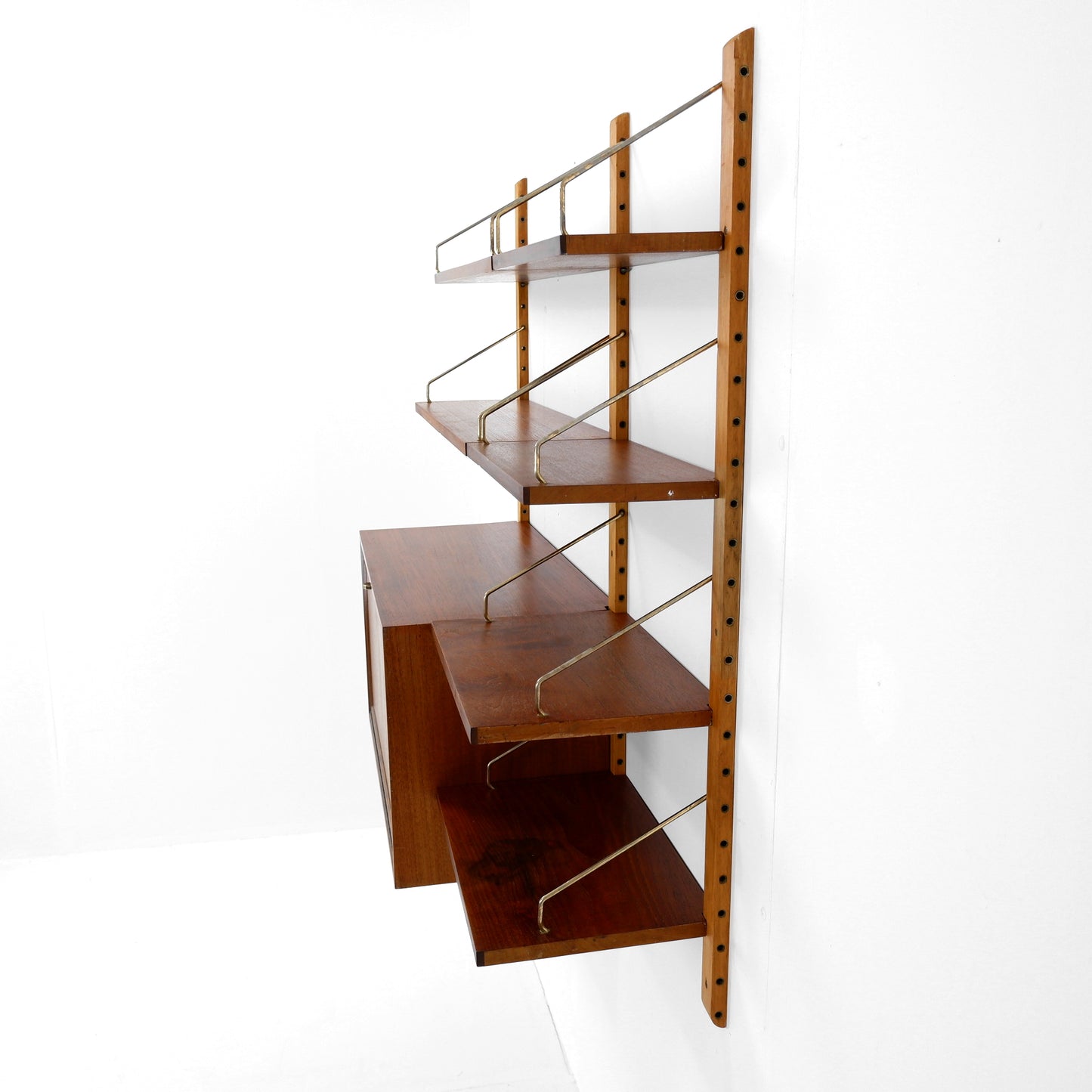 Danish Royal System Drinks Cabinet & Shelving Wall Unit by Poul Cadovius