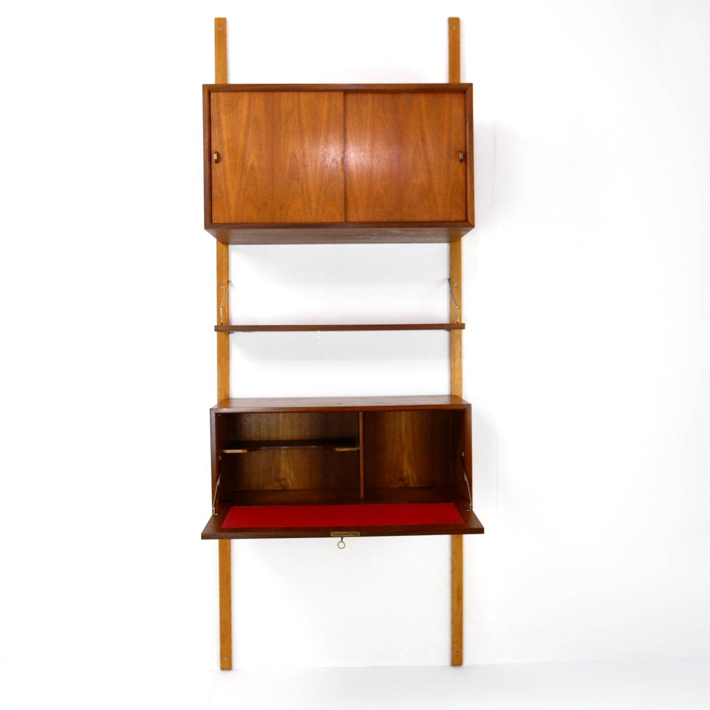Danish Royal System Desk Wall Unit by Poul Cadovius