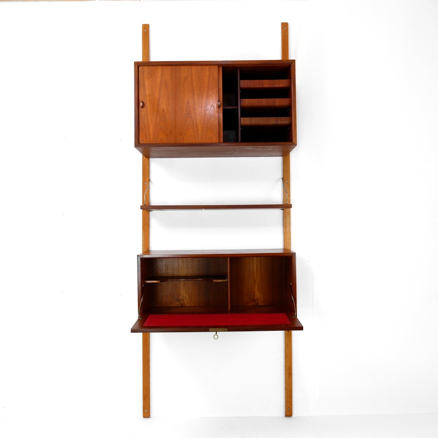Danish Royal System Desk Wall Unit by Poul Cadovius