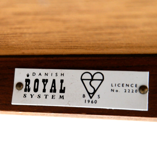 Danish Royal System Double Cocktail Cabinet & Desk Wall Unit by Poul Cadovius