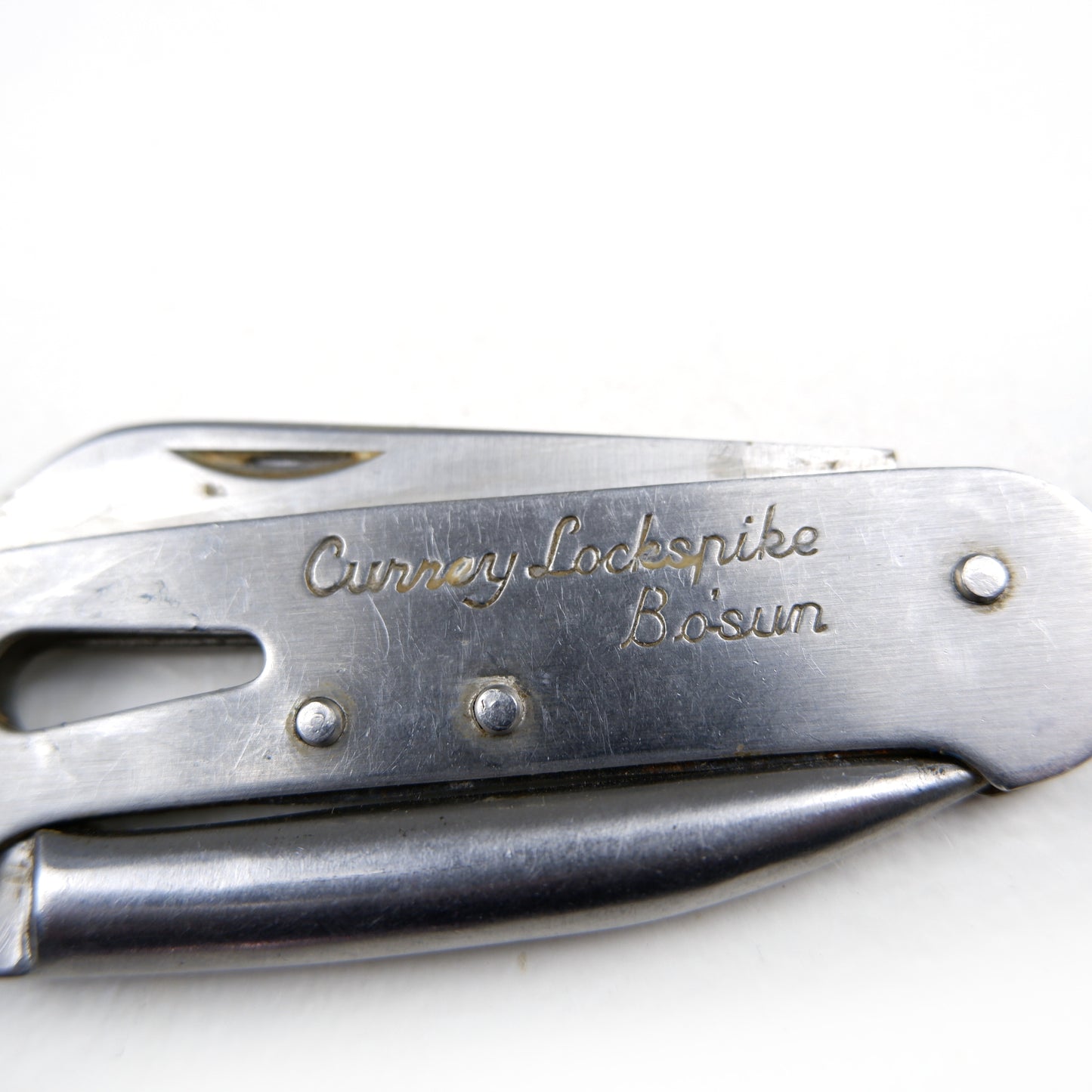 Currey Bosun Lockspike Yachtsmans Schooner Folding Knife, Stainless Steel - Chichester