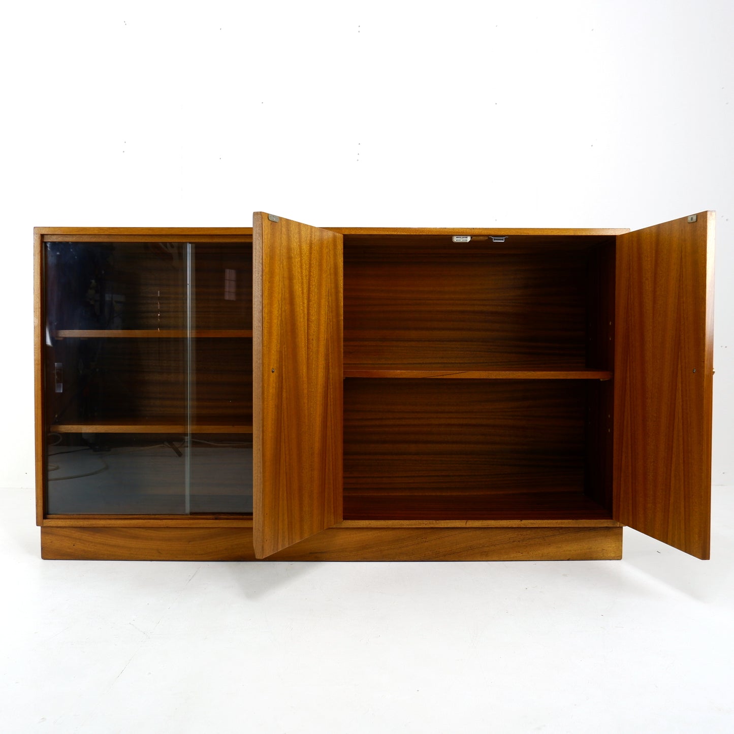 Morris of Glasgow Teak Bookcase/Sideboard or TV Stand - Mid Century