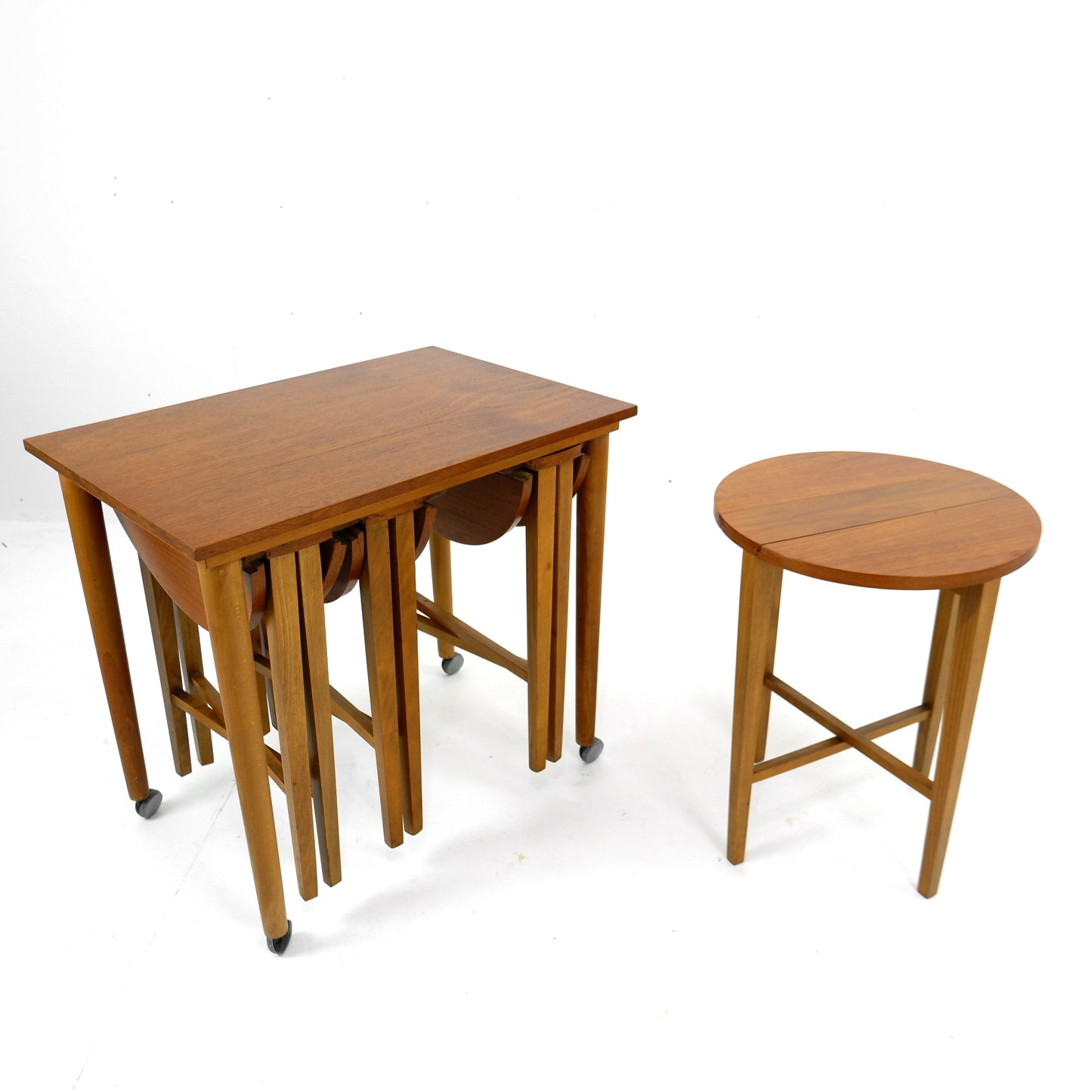 Poul Hundevad Teak Nest of Tables in Teak - Mid Century Modern