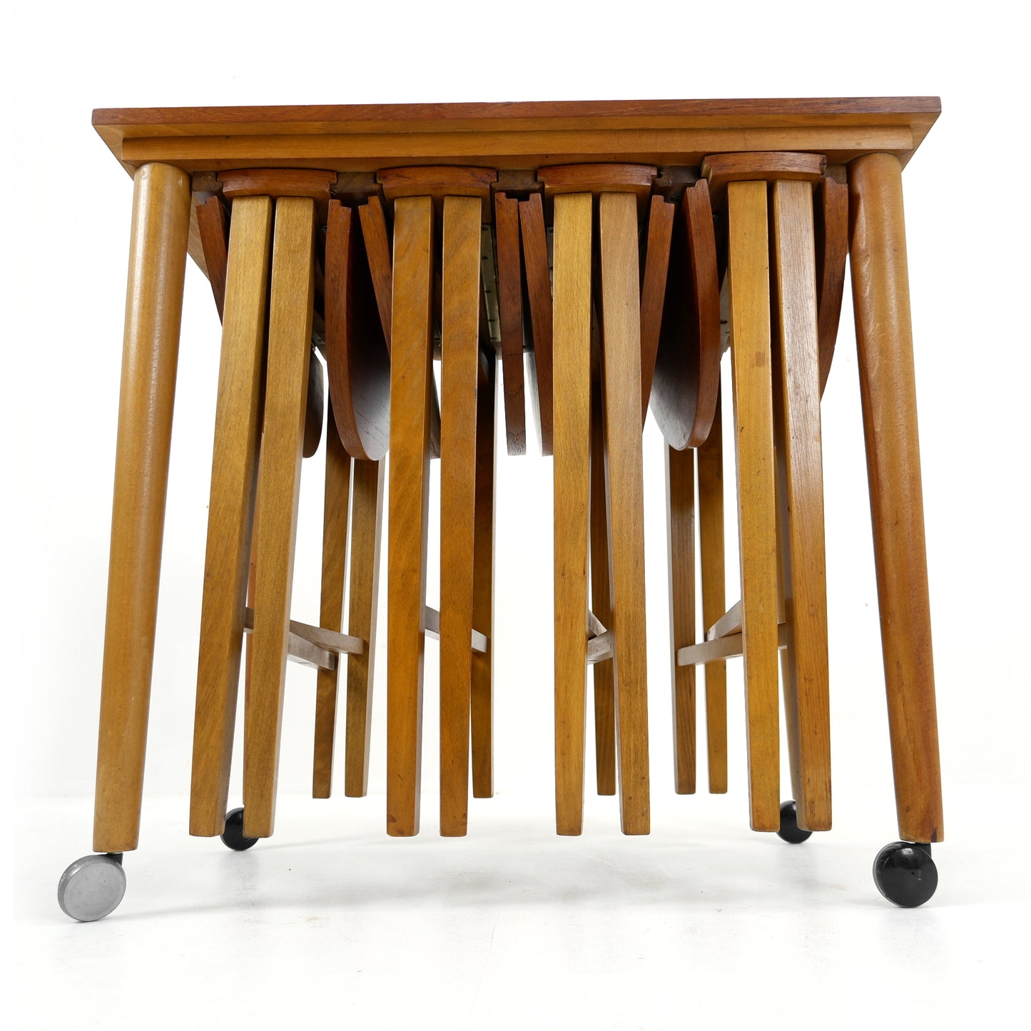 Poul Hundevad Teak Nest of Tables in Teak - Mid Century Modern