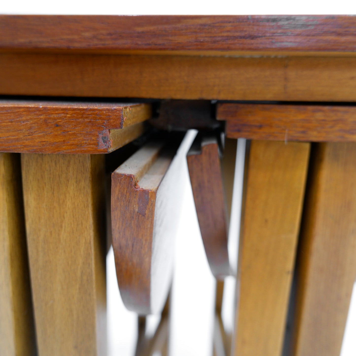 Poul Hundevad Teak Nest of Tables in Teak - Mid Century Modern