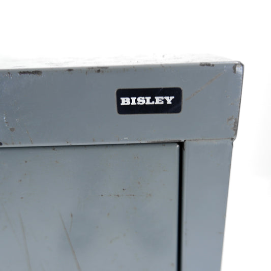 Vintage BISELY Industrial Metal Drawers - Bedside Cabinet/Filing Cabinet