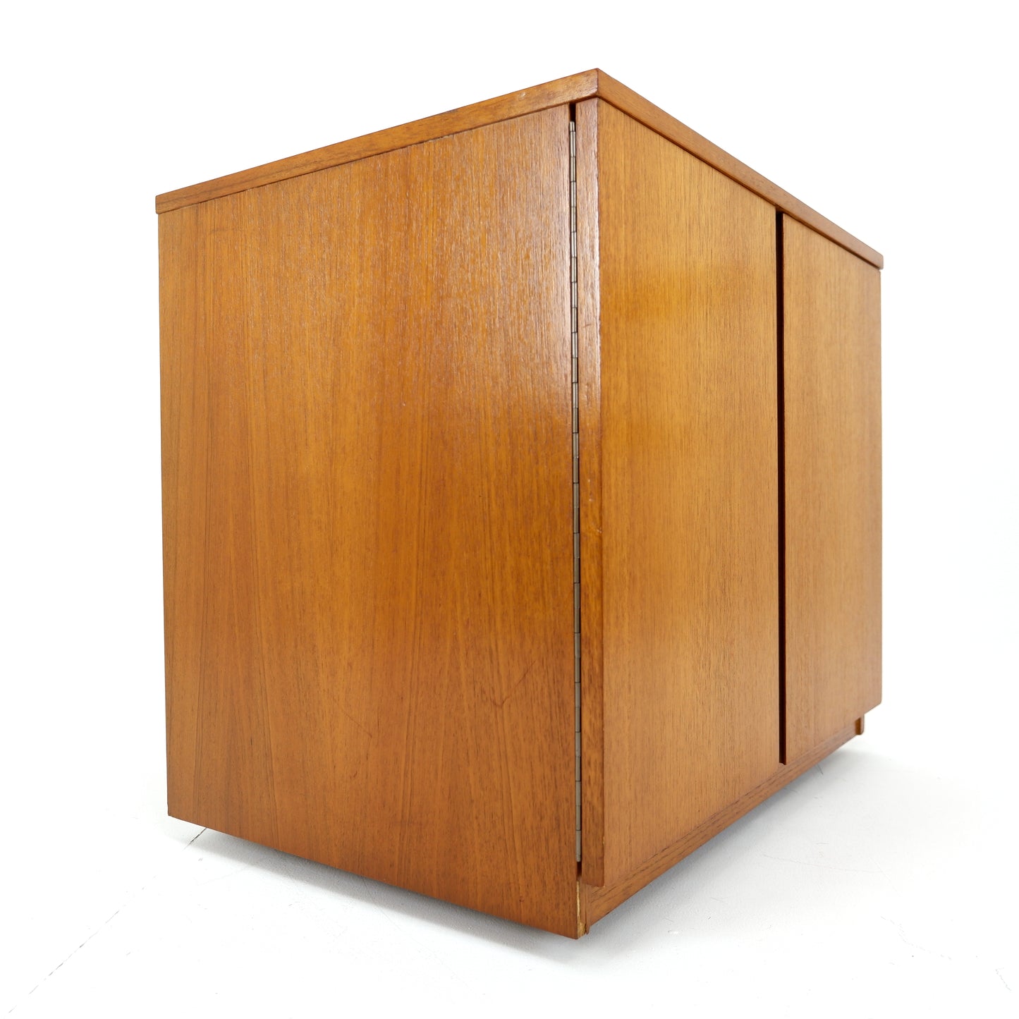 Mid Century Teak Record Cabinet by Dynatron