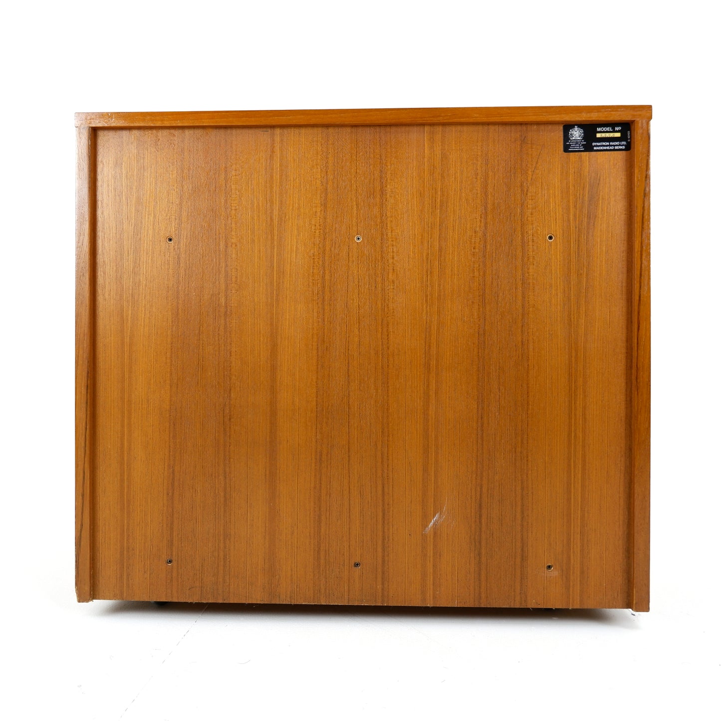 Mid Century Teak Record Cabinet by Dynatron