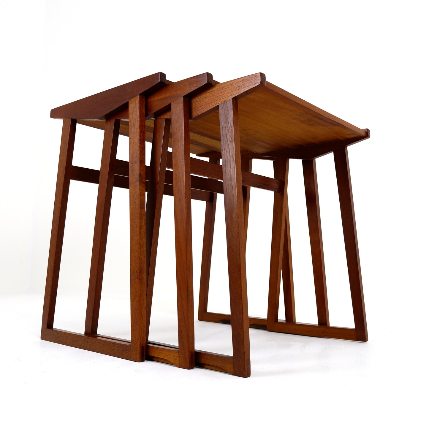 Mid Century Nest of Tables in Teak