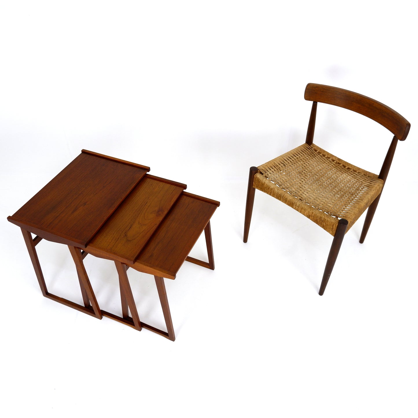 Mid Century Nest of Tables in Teak