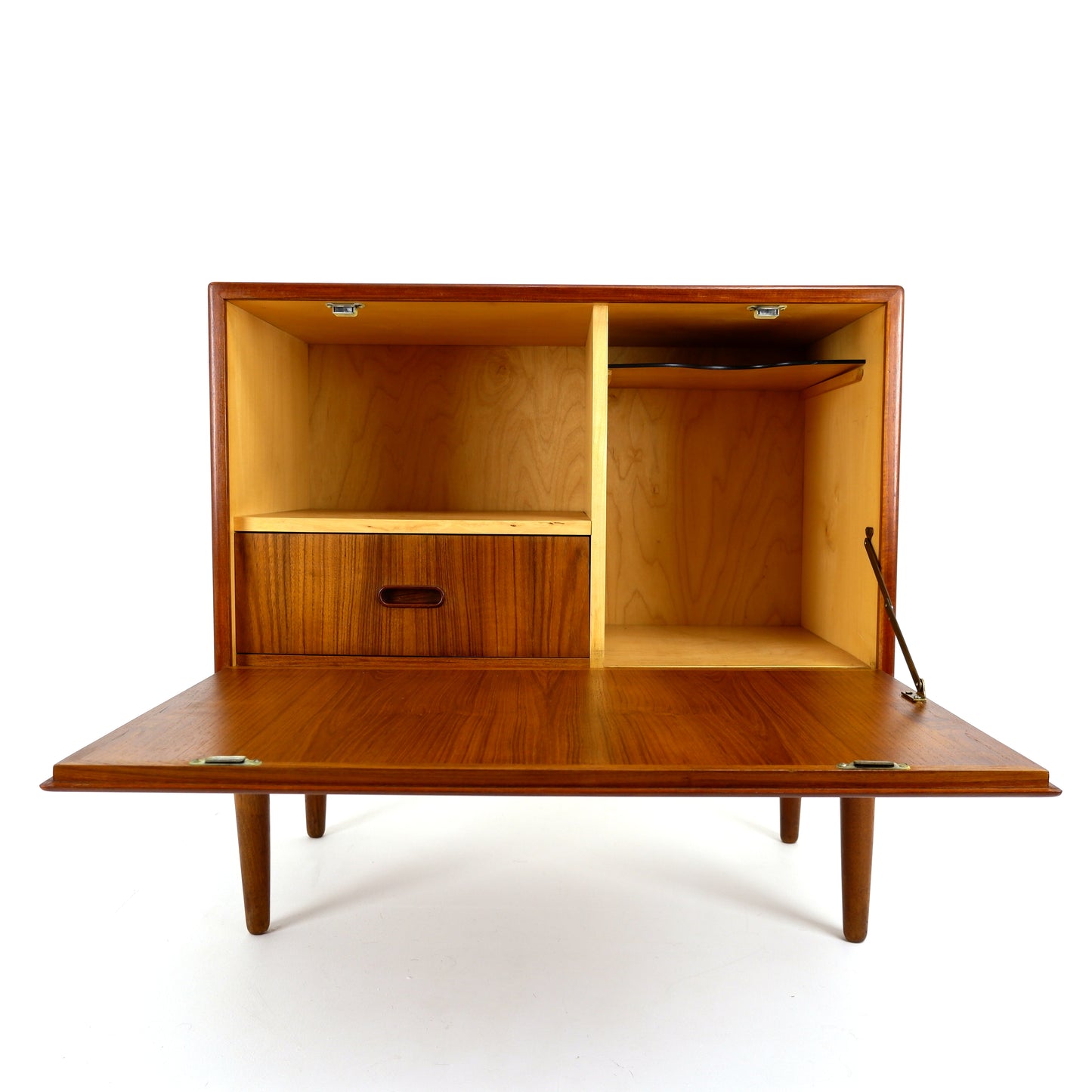 Danish Modern Teak Record/Drinks Cabinet - Mid Century