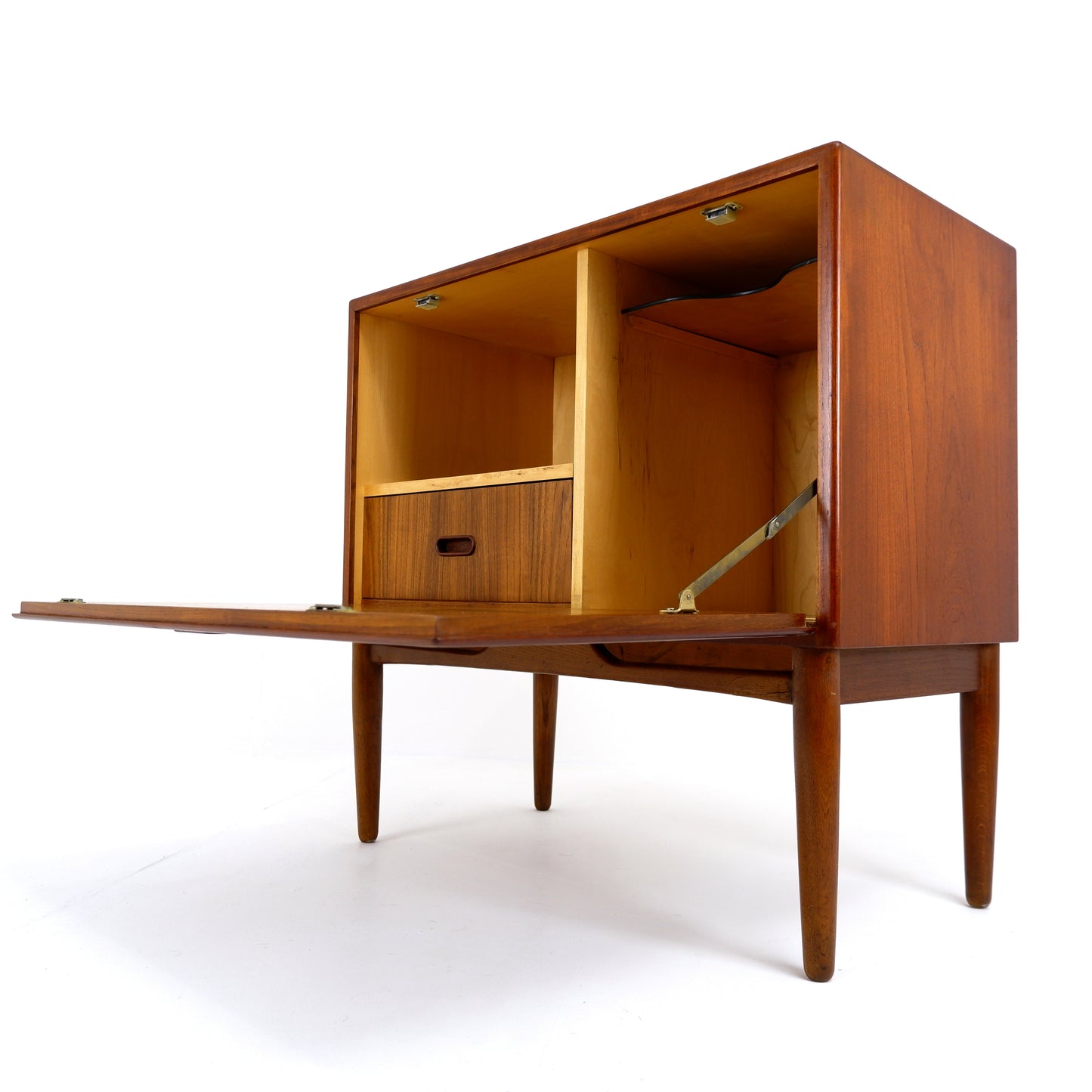 Danish Modern Teak Record/Drinks Cabinet - Mid Century