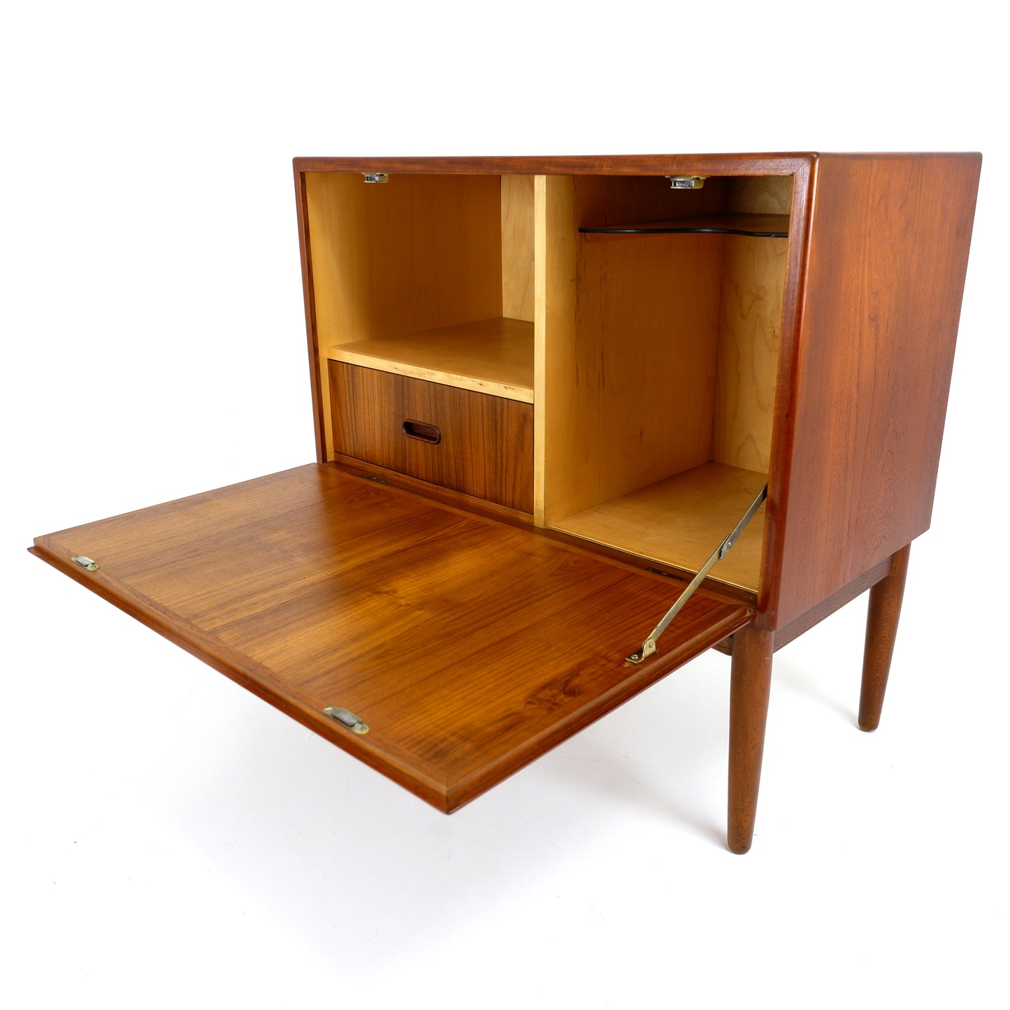 Danish Modern Teak Record/Drinks Cabinet - Mid Century