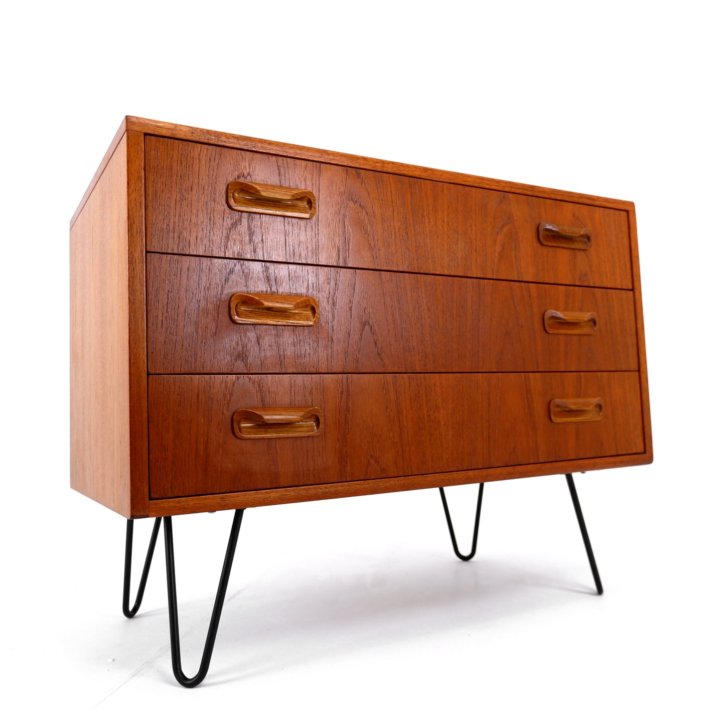 Mid Century G PLAN Teak Chest of Drawers on Hairpin Legs - Sideboard