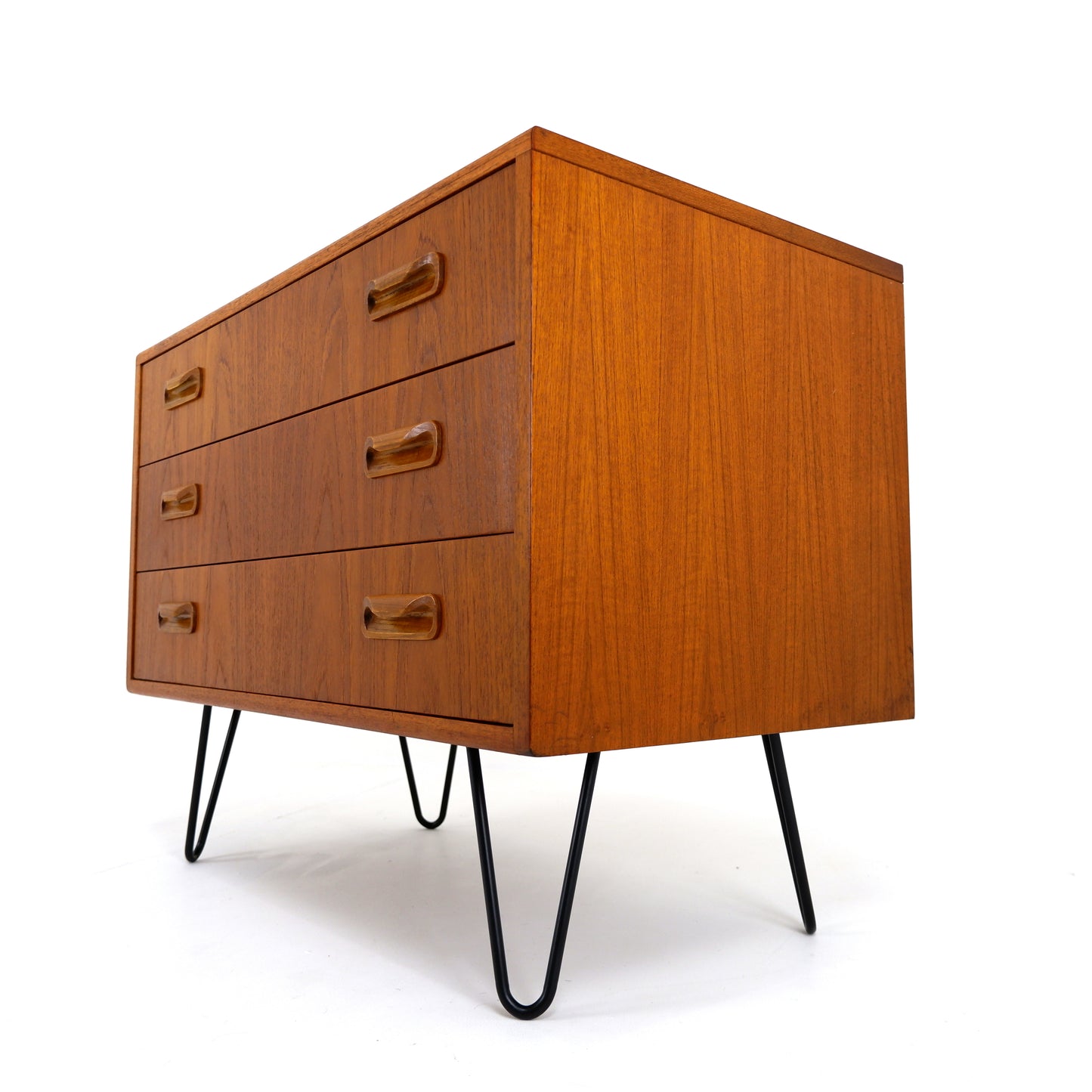 Mid Century G PLAN Teak Chest of Drawers on Hairpin Legs - Sideboard