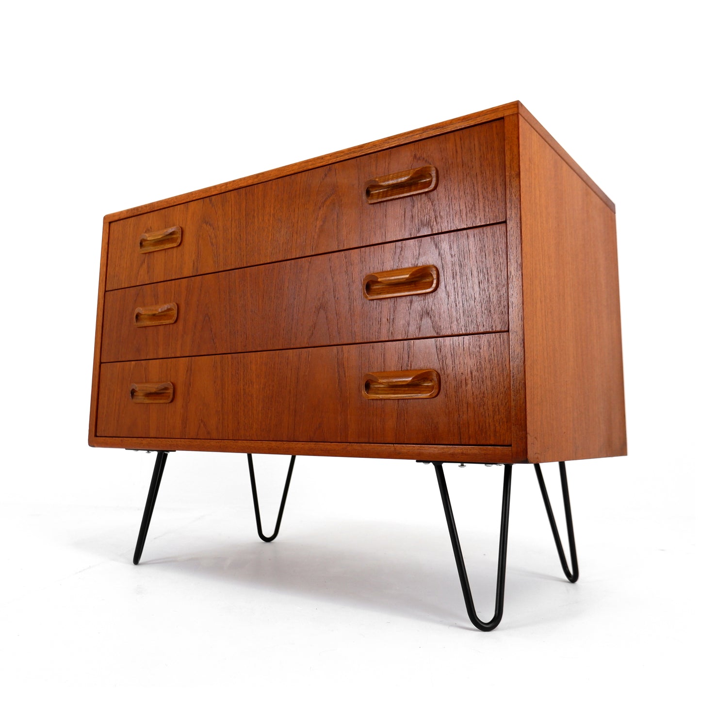 Mid Century G PLAN Teak Chest of Drawers on Hairpin Legs - Sideboard