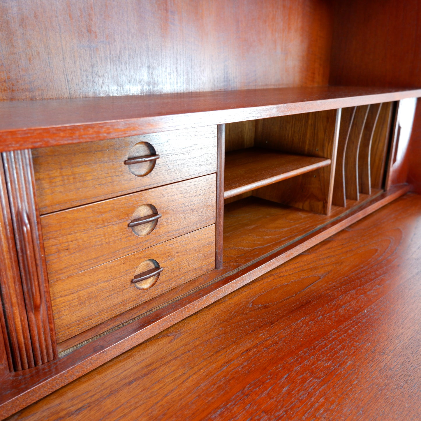 Danish Modern Børge Mogensen Bureau Desk / Bookcase in Teak - Mid Century