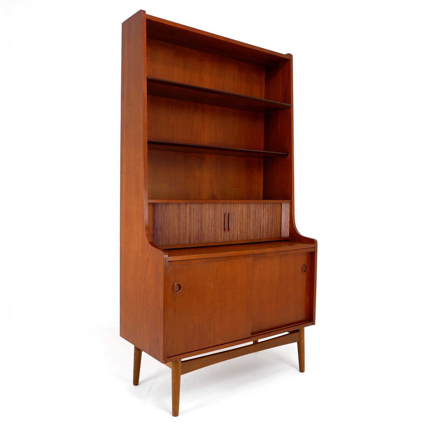 Danish Modern Børge Mogensen Bureau Desk / Bookcase in Teak - Mid Century