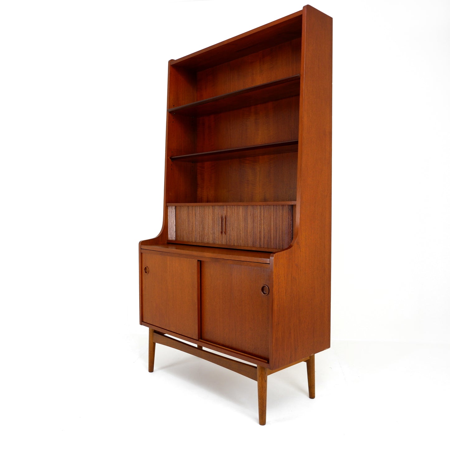 Danish Modern Børge Mogensen Bureau Desk / Bookcase in Teak - Mid Century