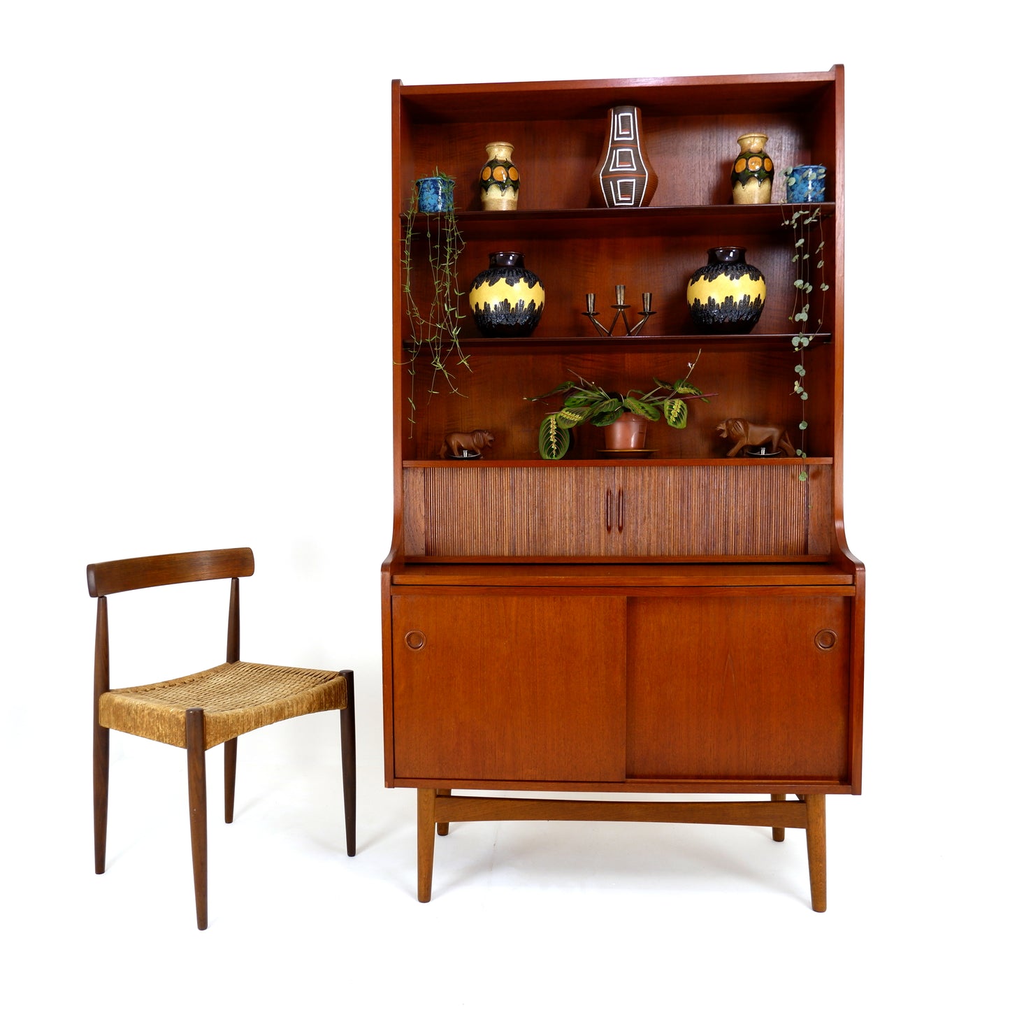 Danish Modern Børge Mogensen Bureau Desk / Bookcase in Teak - Mid Century