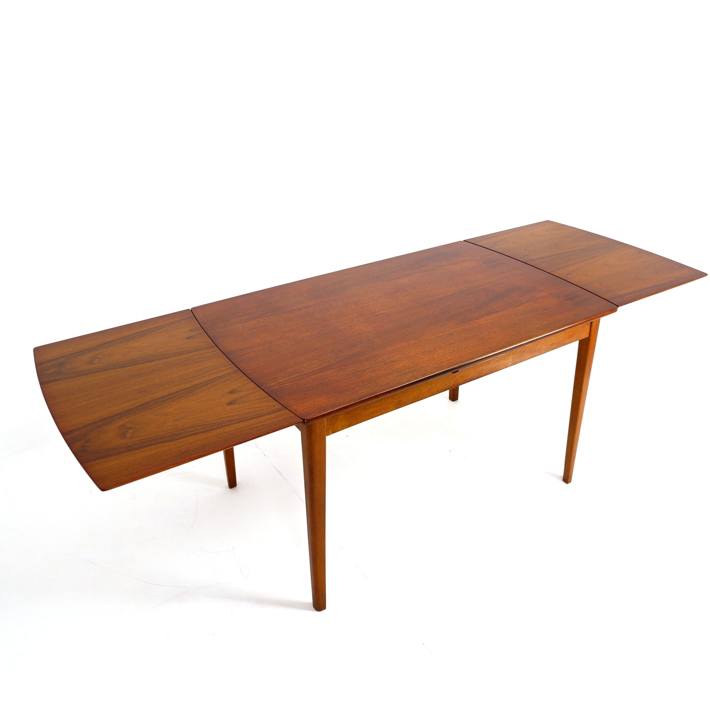 Danish Modern Dining Table and 4 Chairs by Slagelse Møbelvaerk in Teak  - Mid Century Modern