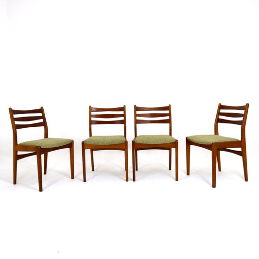 Danish Teak Dining Chairs by Slagelse Møbelvaerk - Set of 4 - Mid Century