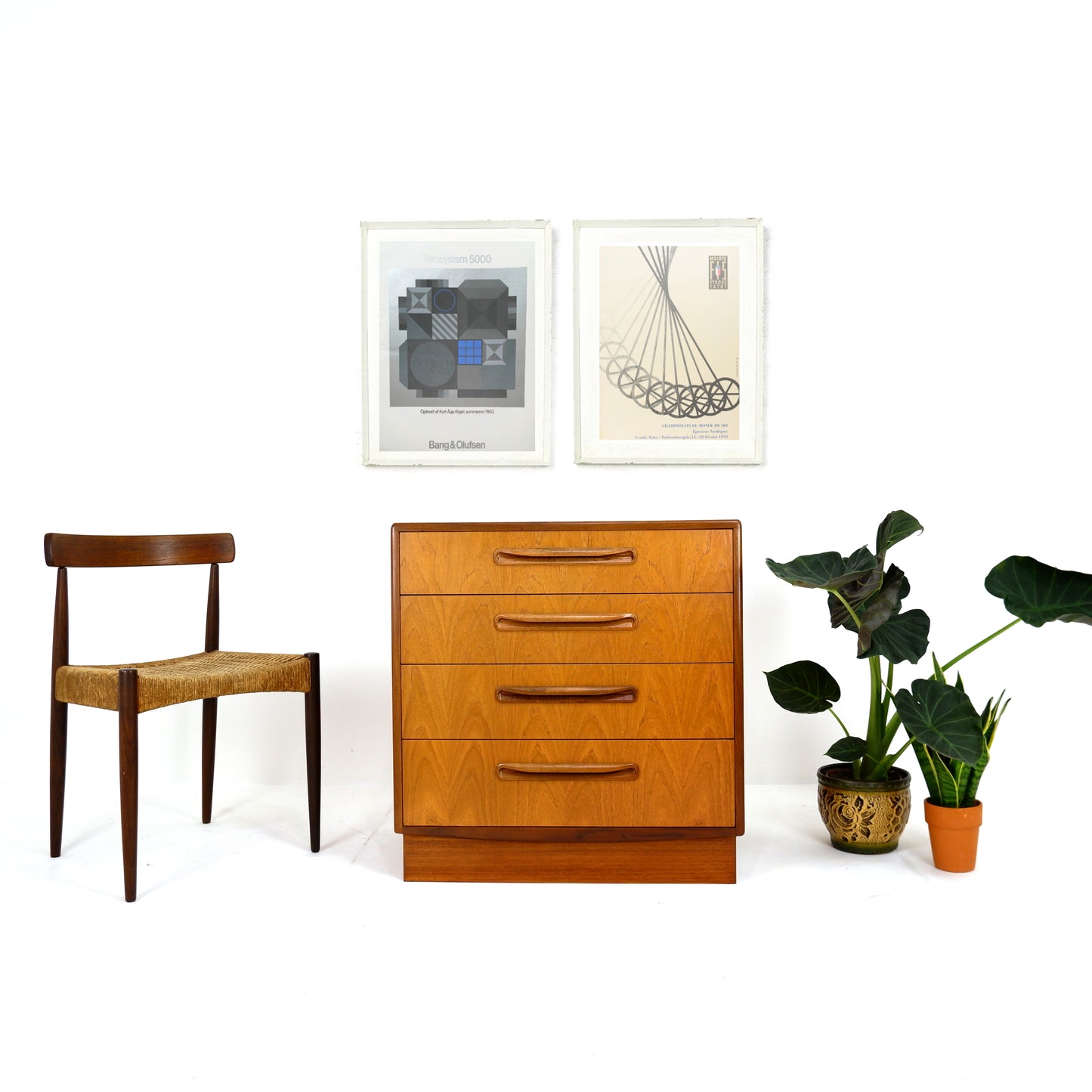 Mid Century G PLAN Chest of Drawers / Tallboy in Teak