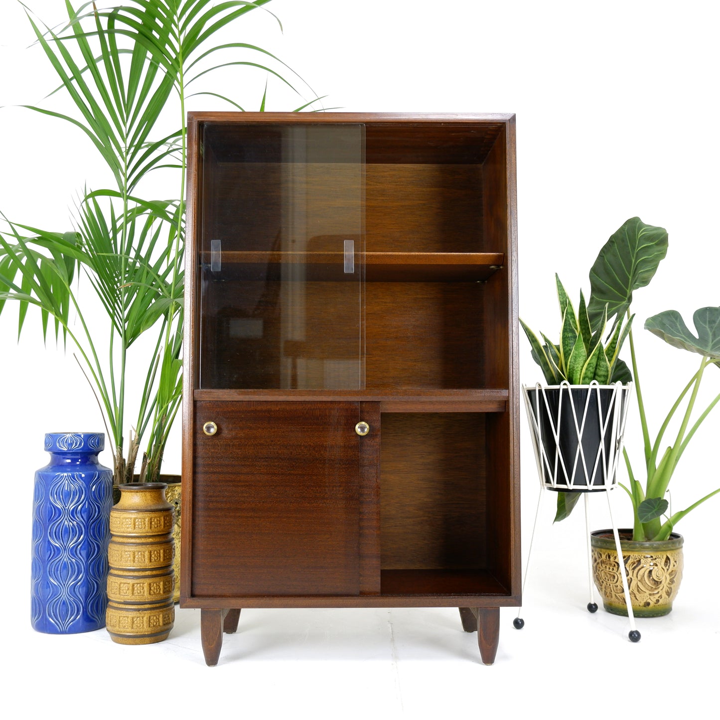 Mid Century Beaver & Tapley Rosewood Display/Drinks Cabinet/Bookcase - Multi Width Range