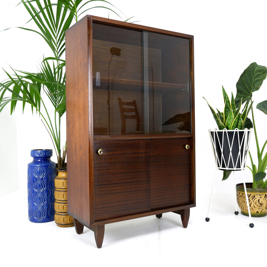 Mid Century Beaver & Tapley Rosewood Display/Drinks Cabinet/Bookcase - Multi Width Range