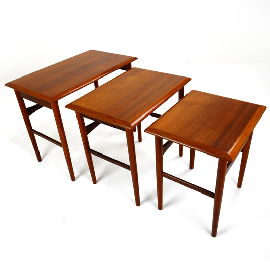 Kai Kristiansen for MH Møbler Nest of Tables by in Teak - Danish Modern / Mid Century