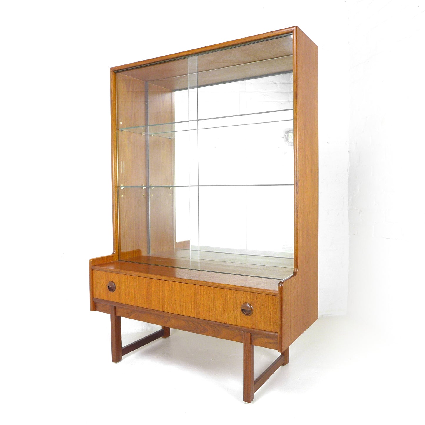 Mid Century Teak Display Cabinet / Sideboard by Turnidge