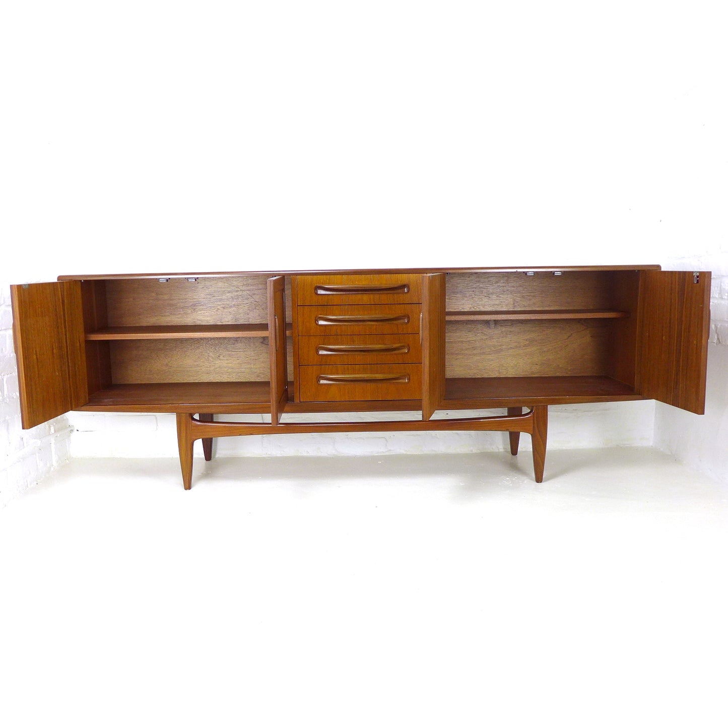 Mid Century G PLAN Teak Sideboard - Extra Long 7 ft