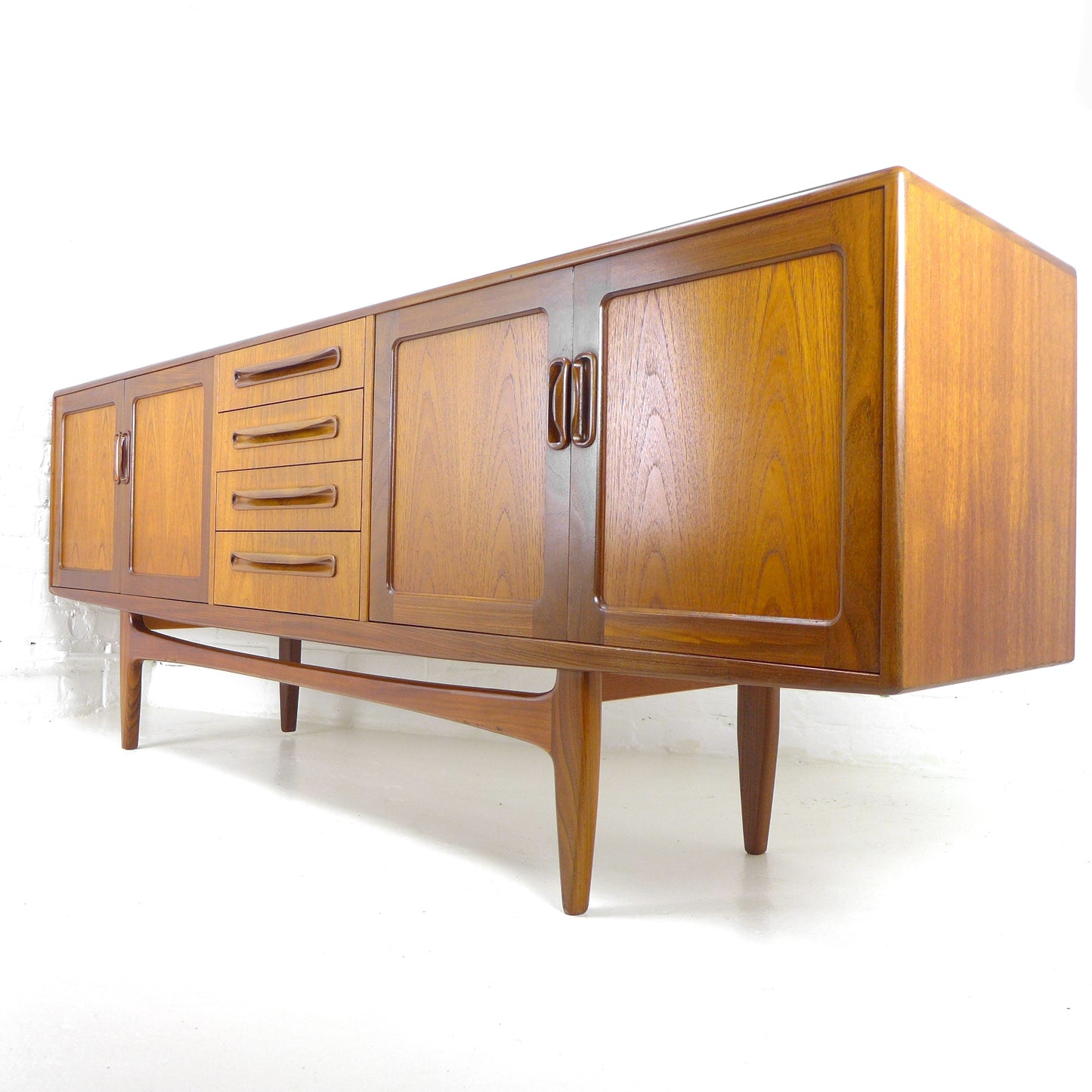 Mid Century G PLAN Teak Sideboard - Extra Long 7 ft