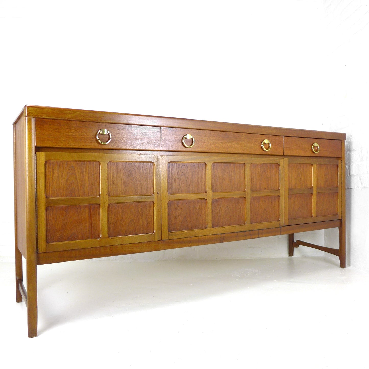 Mid Century NATHAN Teak Sideboard - Squares XL