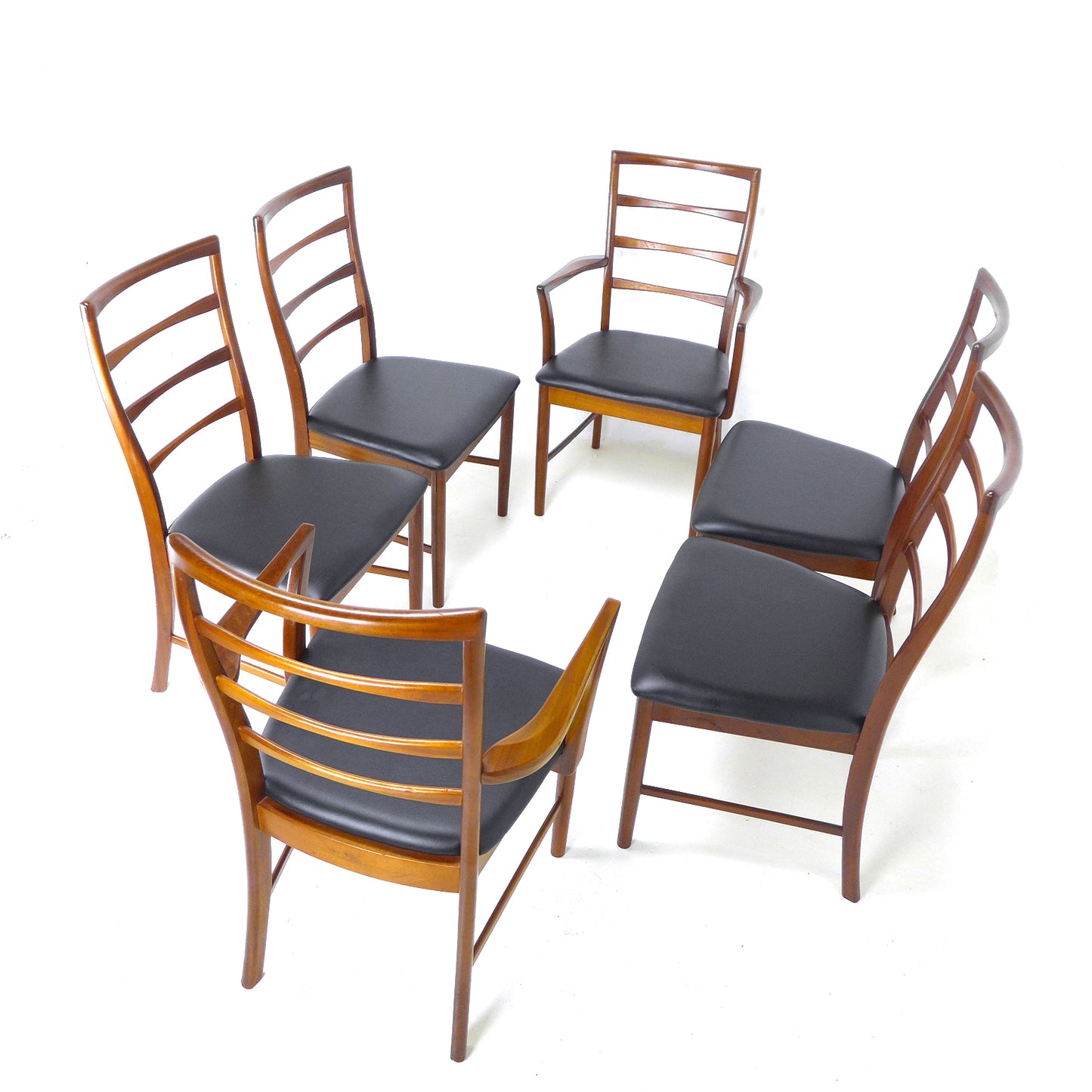 Set of 6 Dining Chairs by McIntosh in Teak *NEW UPHOLSTERY* Mid Century Danish Style