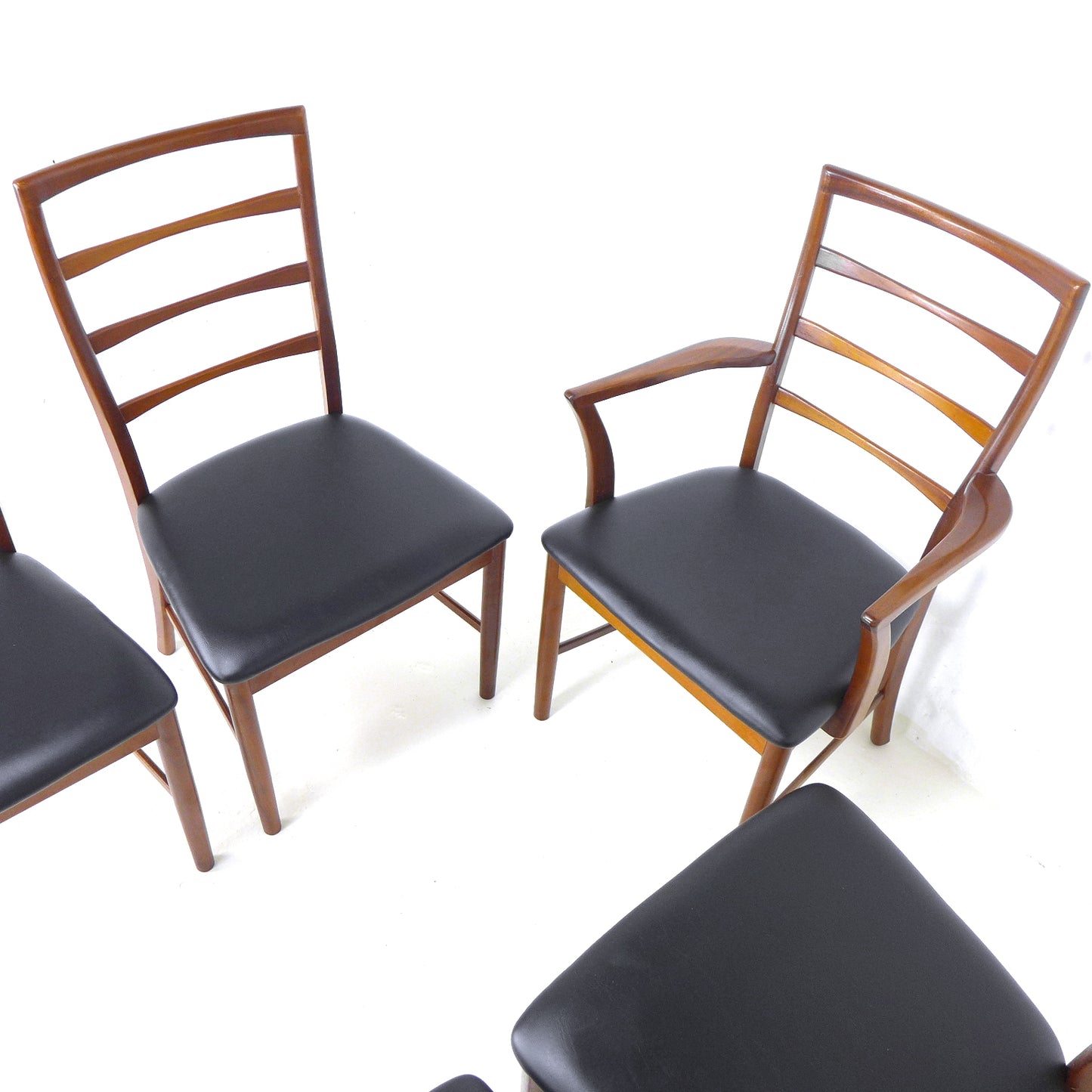 Set of 6 Dining Chairs by McIntosh in Teak *NEW UPHOLSTERY* Mid Century Danish Style