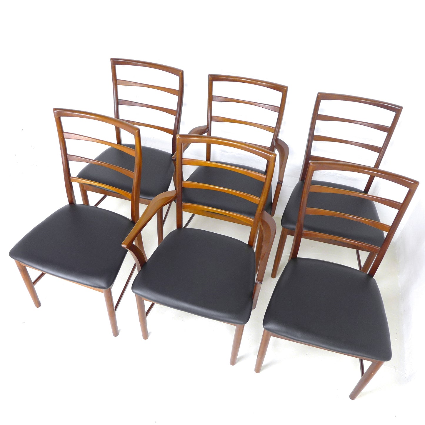 Set of 6 Dining Chairs by McIntosh in Teak *NEW UPHOLSTERY* Mid Century Danish Style