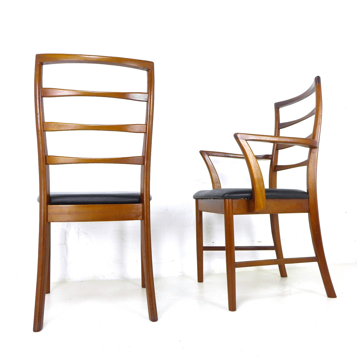 Set of 6 Dining Chairs by McIntosh in Teak *NEW UPHOLSTERY* Mid Century Danish Style